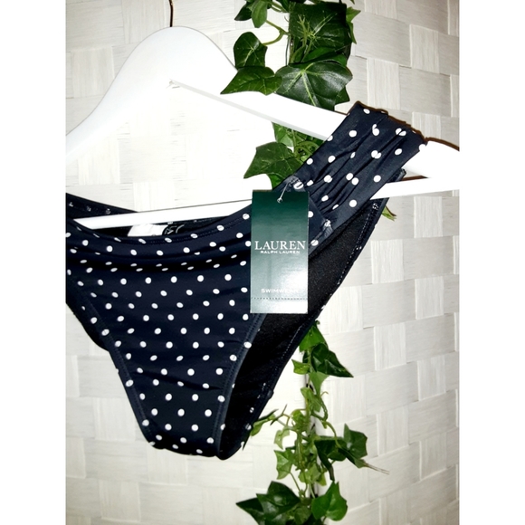 Lauren Ralph Lauren Polkadot 2-Piece Swim Wear - Picture 9 of 16
